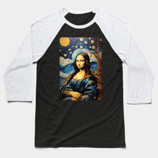 Modern Mona Lisa v3 Baseball T-Shirt